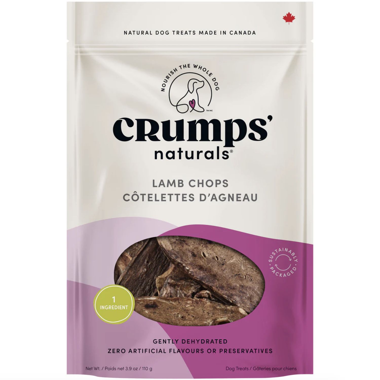 Crumps Dog Lamb Chops 3.9oz