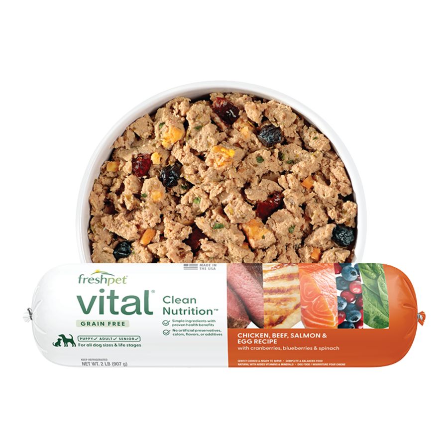 FreshPet Dog Vital Chicken, Beef &amp; Salmon Roll 2lb