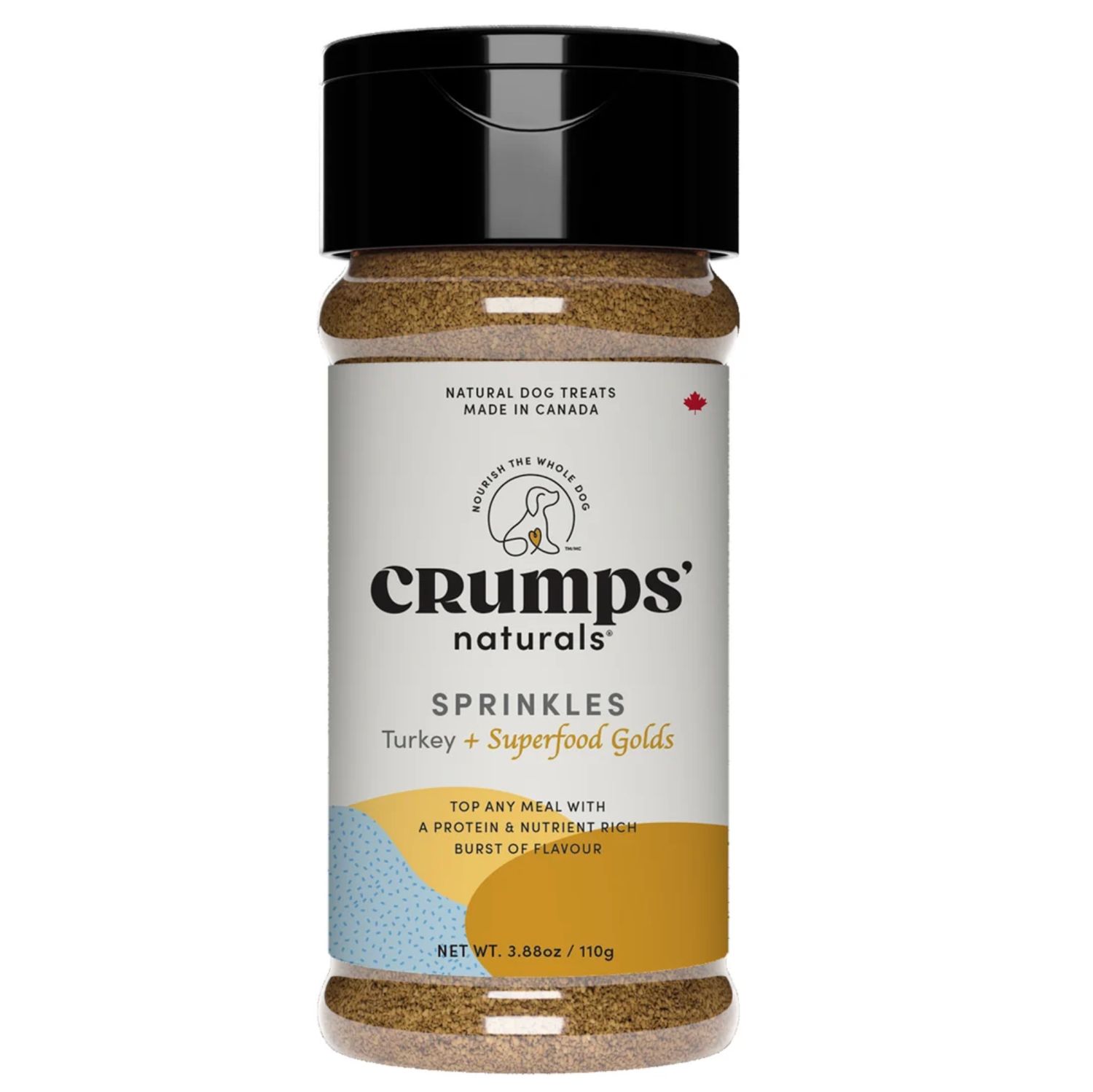 Crumps Dog Sprinkles Turkey + Superfood Golds 3.88oz