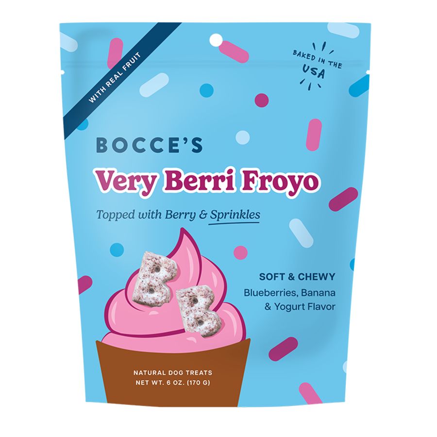 Bocce's Dog Soft &amp; Chewy's Froyo Very Berri 6oz