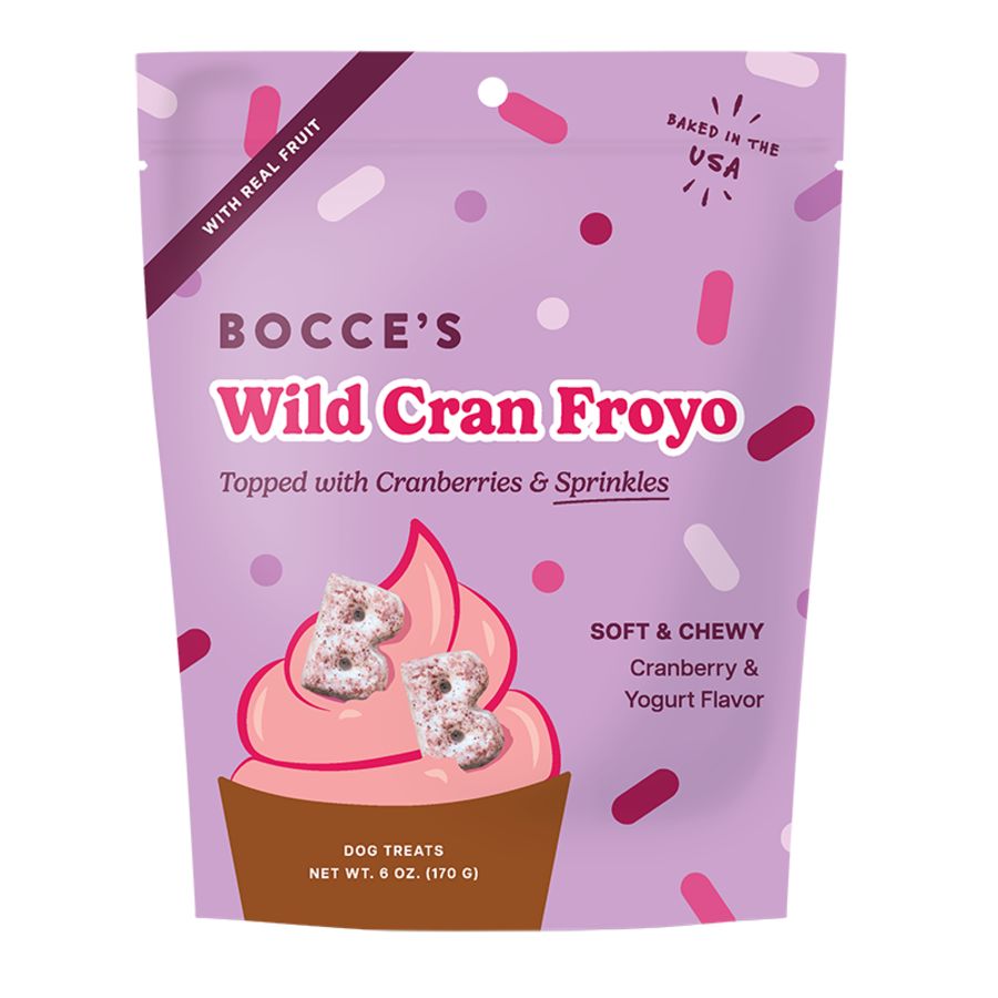 Bocce's Dog Soft &amp; Chewy's Froyo Wild Cran 6oz
