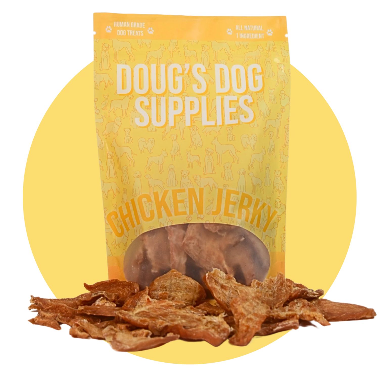 Doug's Dog Supplies Chicken Jerkey 8oz
