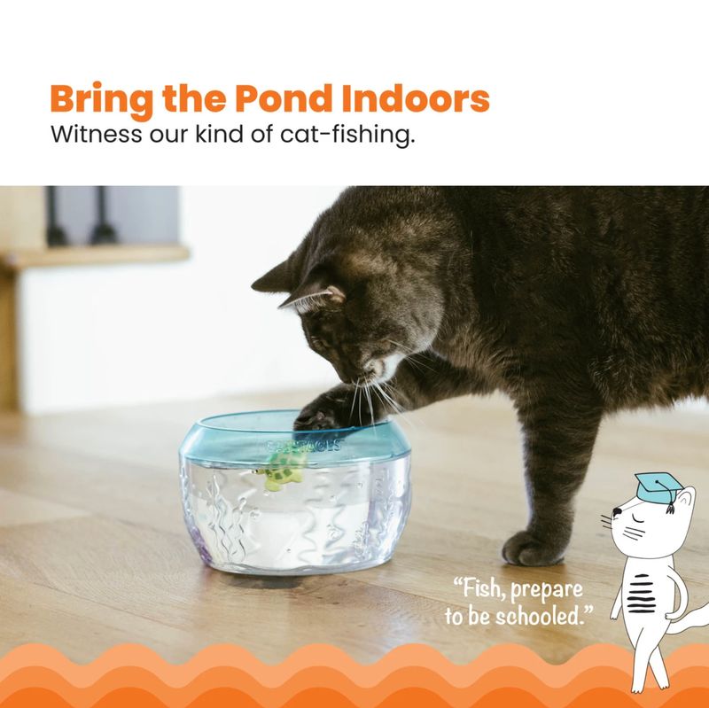 Outward Hound Catstages Meow-Smerizing Fish Bowl