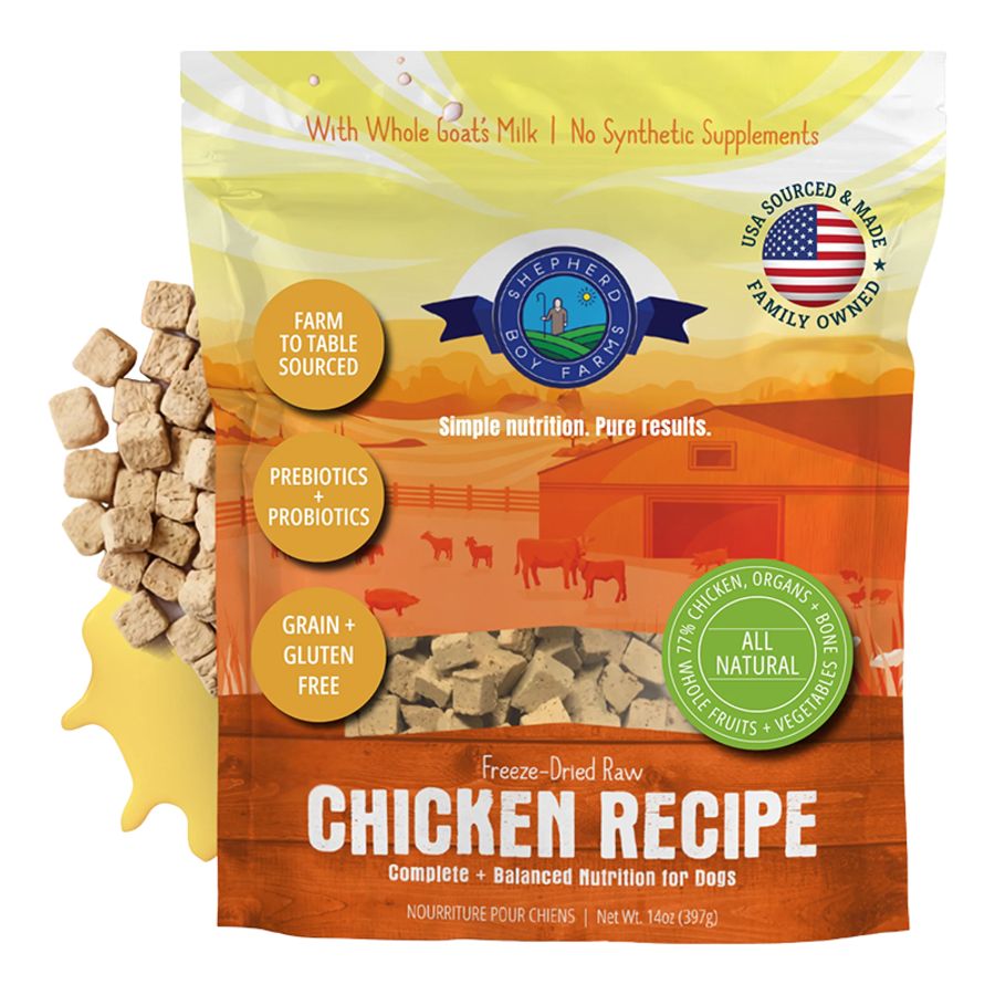 Shepherd Boy Farms Dog Freeze-Dried Chicken 14oz