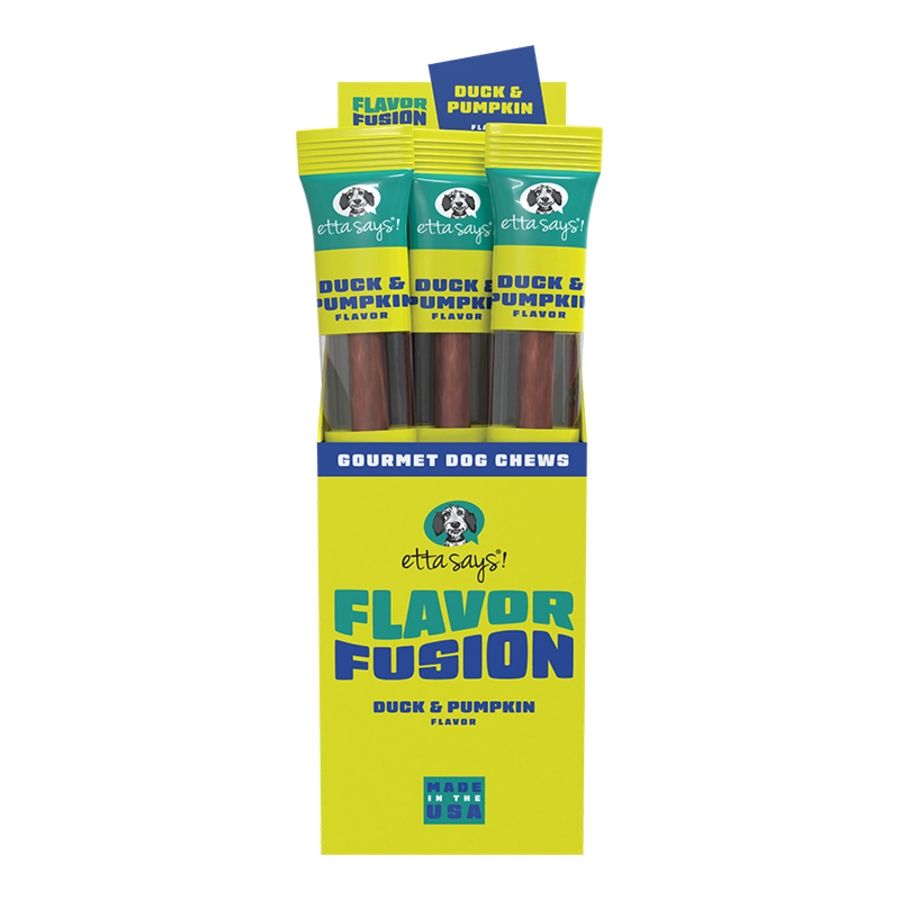Etta Says Dog Flavor Fusion Duck &amp; Pumpkin Chew 2oz