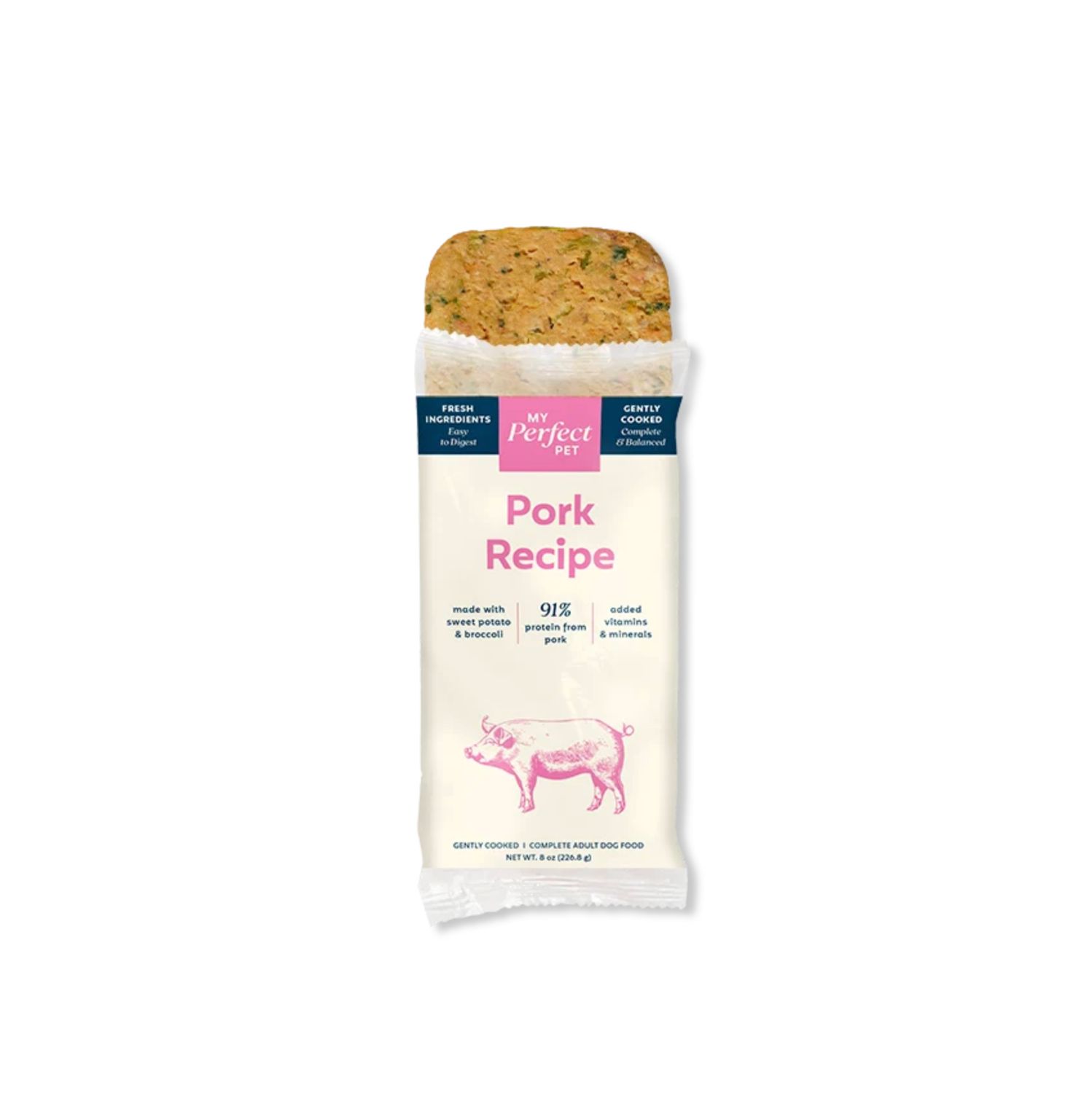 My Perfect Pet Dog Frozen Pork, Size: 8oz Single