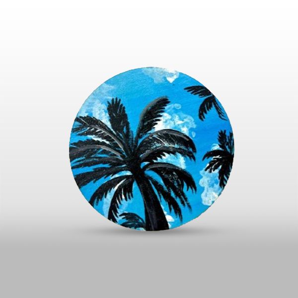 ​Tropical Escape Palm Tree Fridge Magnet 🌴✨