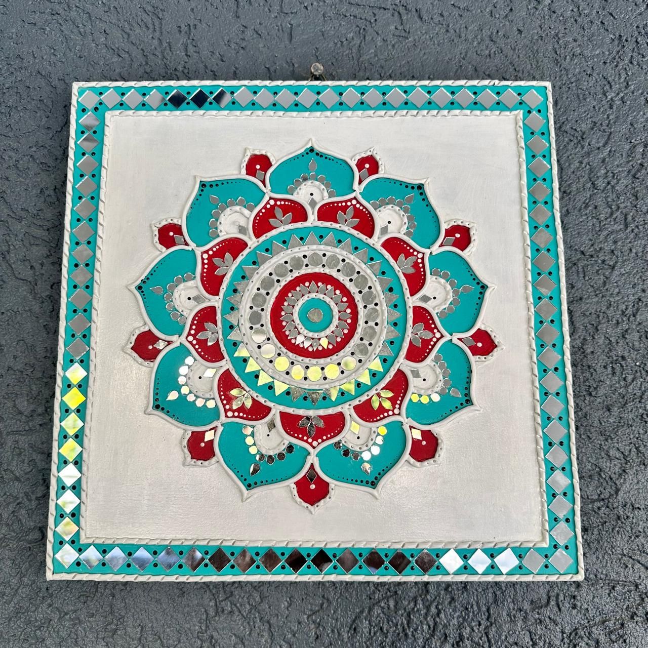 ​Elegant Lipan Mirror Mandala Wall Art ✨🎨