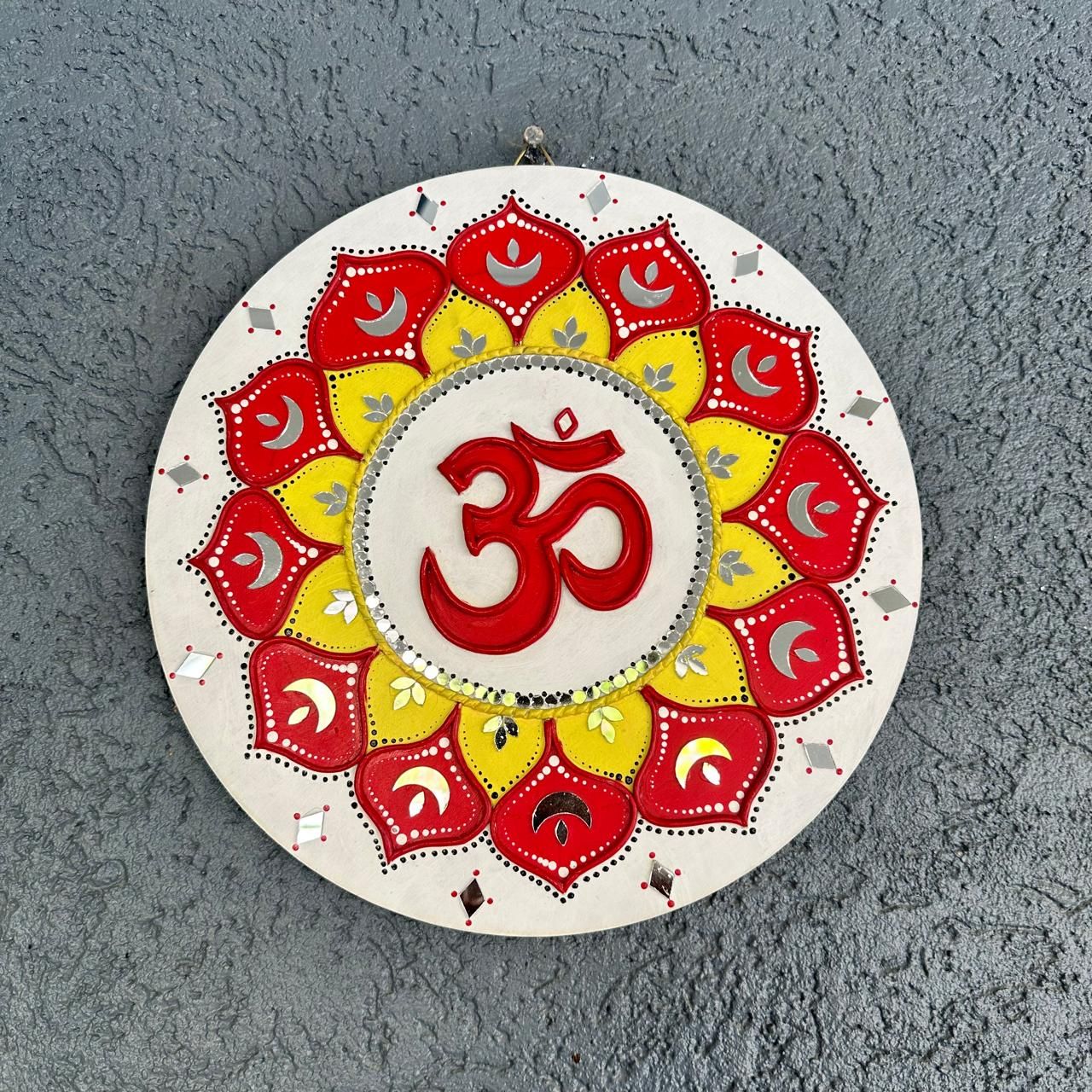 ​Om Sacred Lipan Art Wall Hanging ✨🕉️