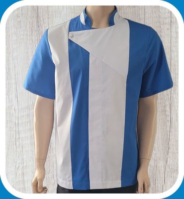 BLUZA BIAŁO-NIEBIESKA