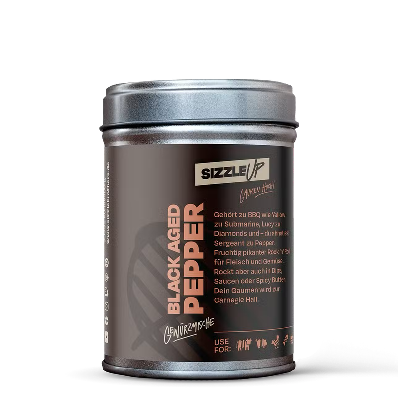 Black Aged Pepper | 120 g Dose