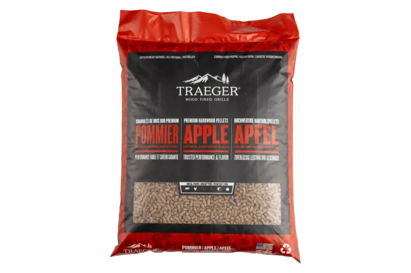 Traeger Apfel  BBQ HOLZPELLETS 9 KG Sack