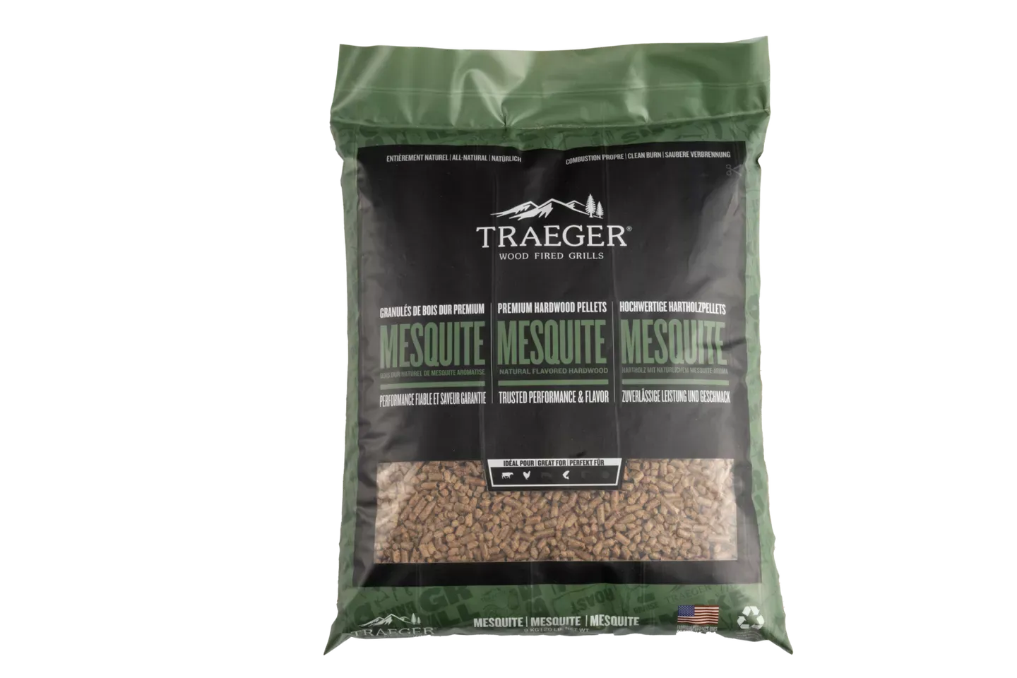 Traeger Mesquite  BBQ HOLZPELLETS 9 KG Sack