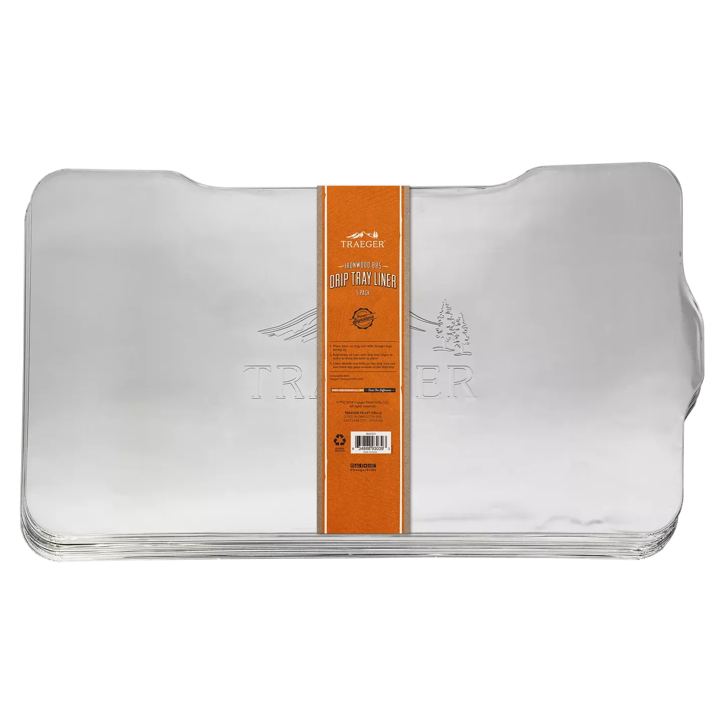 Traeger EINSATZ FÜR FETTAUFFANGBLECH – 5ER-PACK – Pro 780