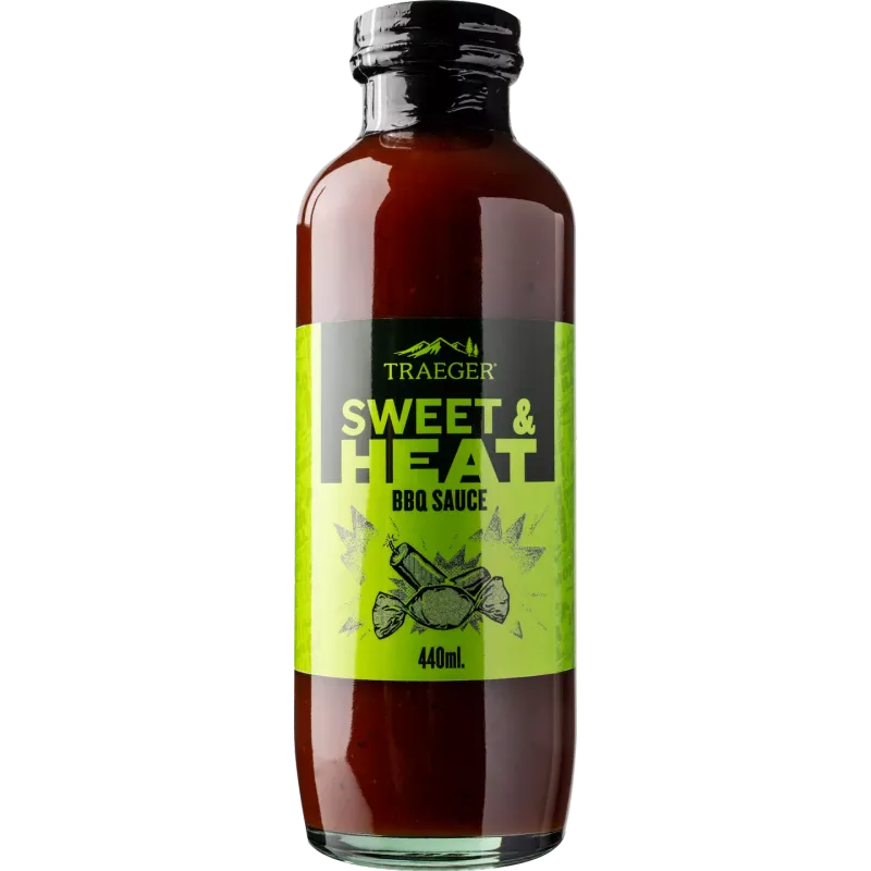 TRAEGER SWEET &amp; HEAT BBQ SAUCE 440ml