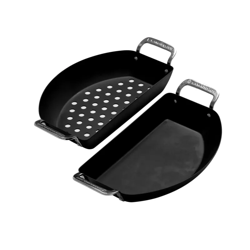 Kamado Joe KARBON STEEL™ HALBMOND-PFANNENSET