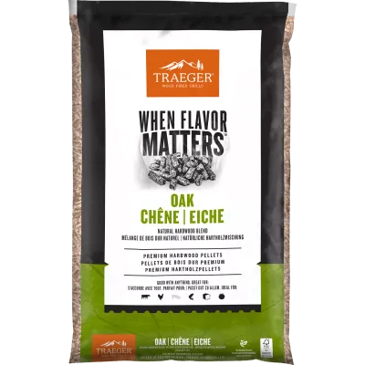 Traeger Eiche BBQ HOLZPELLETS 9 KG Sack