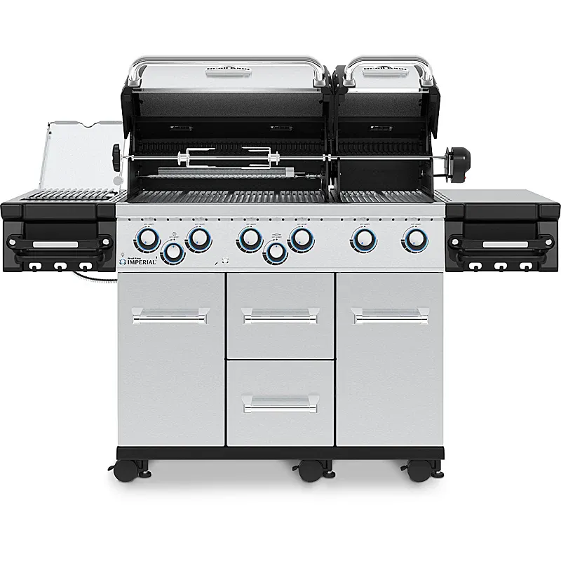 Broil King Imperial S690 IR Edelstahl Gasgrill mit Infrarot-Seitenbrenner