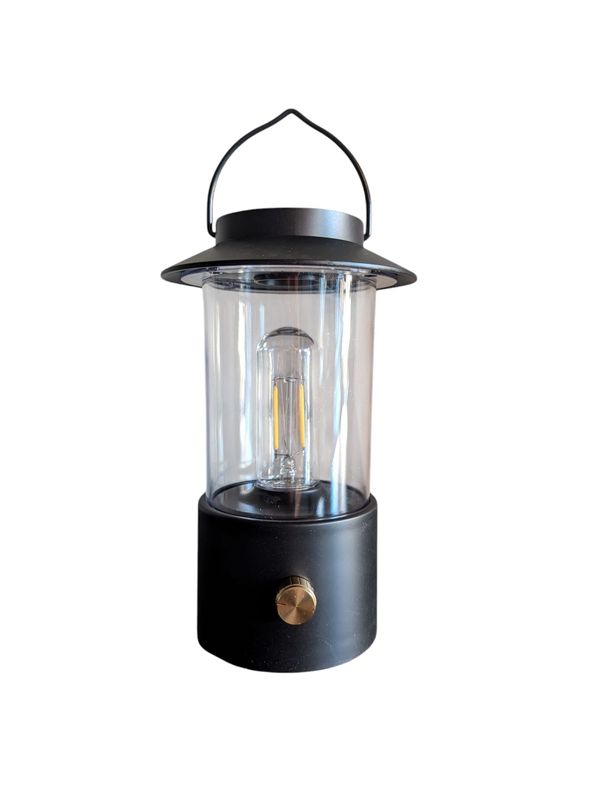 Lantaarn LED dimbaar (zwart)