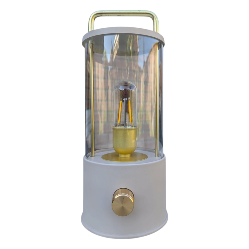 Portable lantaarn - Deluxe LED dimbaar (zand)