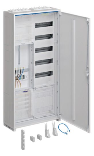 HAGER ZB322P15 Komplettschrank AP/UP 1Z 1stö 2Feld IP44 SS 5p VPE 1stk.