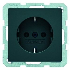 BERKER 47436086 Steckdose 1f anthrazit samt Q.1/Q.3 UP IP20 VPE 1stk