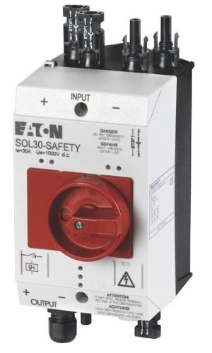 EATON SOL30-SAFETY/2MC4-U(230V50HZ) Lasttrennschalter 30A 2p IP65 m.Geh Wart/Rep
