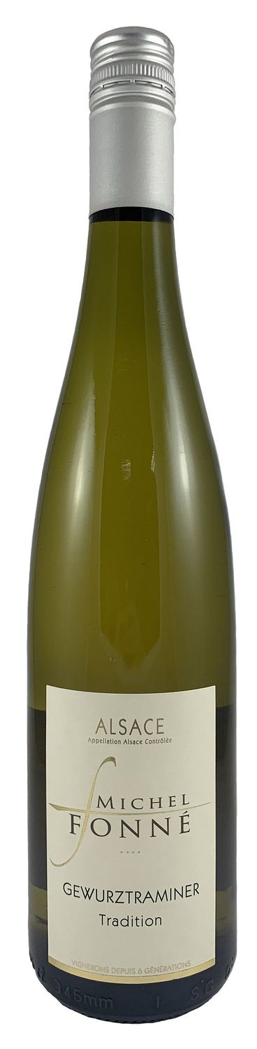 法國 阿爾薩斯AOC 米歇爾弗內酒莊 格烏茲塔明娜 白葡萄酒2018