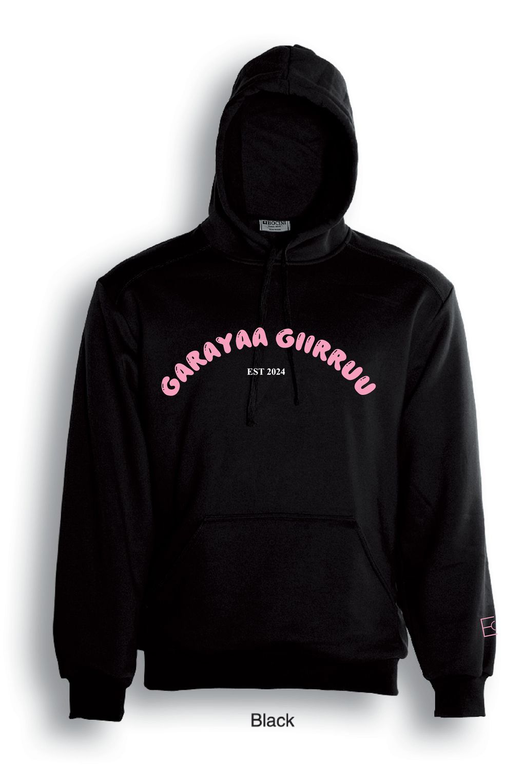 Garayaa Giirruu Hoodie - black, pink edition