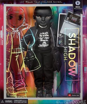 Shadow High seria 2 lalka chłopiec Rexx McQueen 583080 Rainbow High