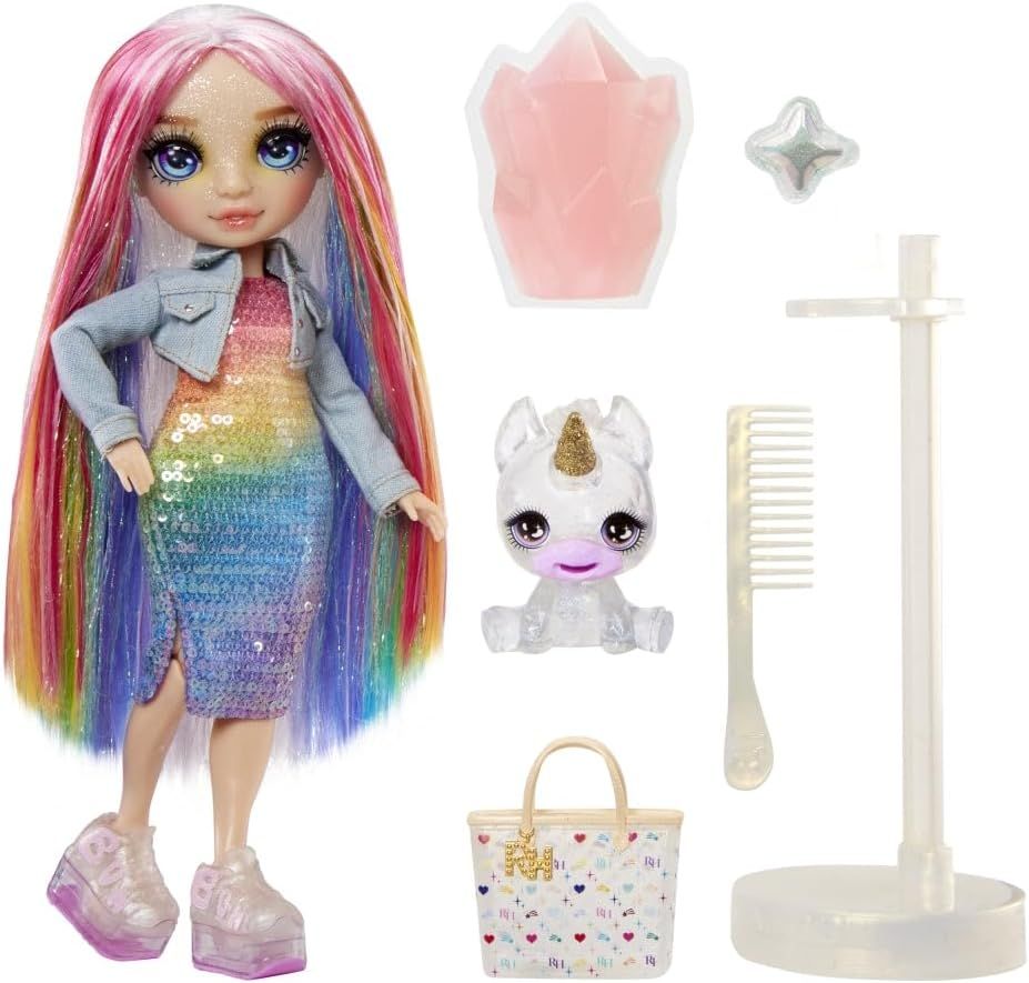 Rainbow High Amaya Raine Classic Rainbow High lalka ze zwierzątkiem i slime