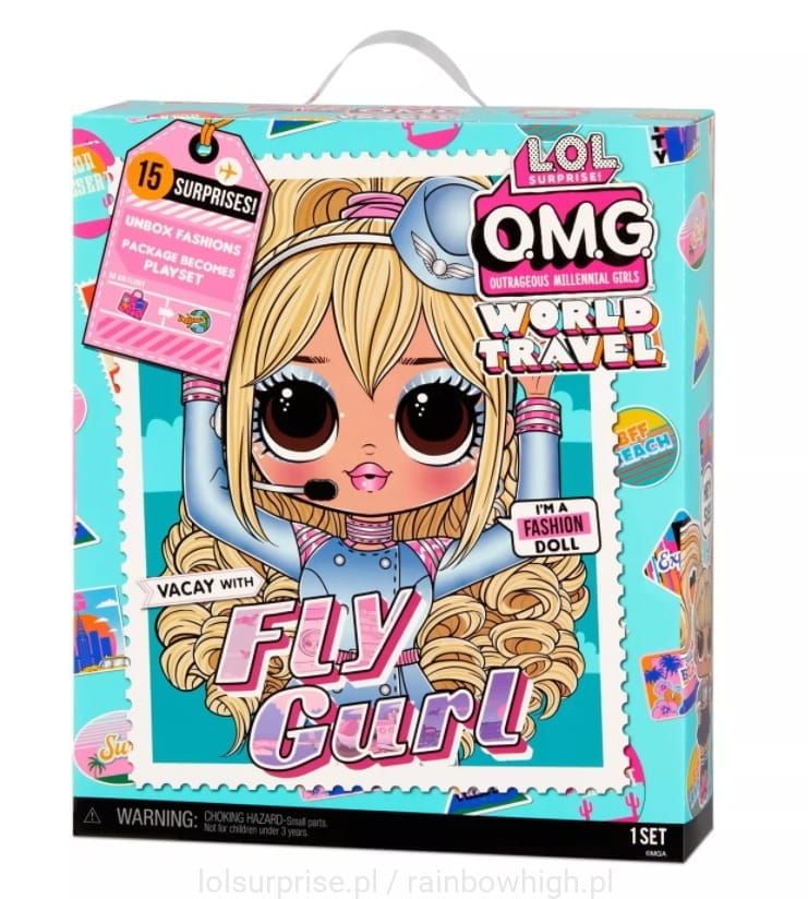 LOL Surprise lalka OMG World Travel Fly Gurl 579168