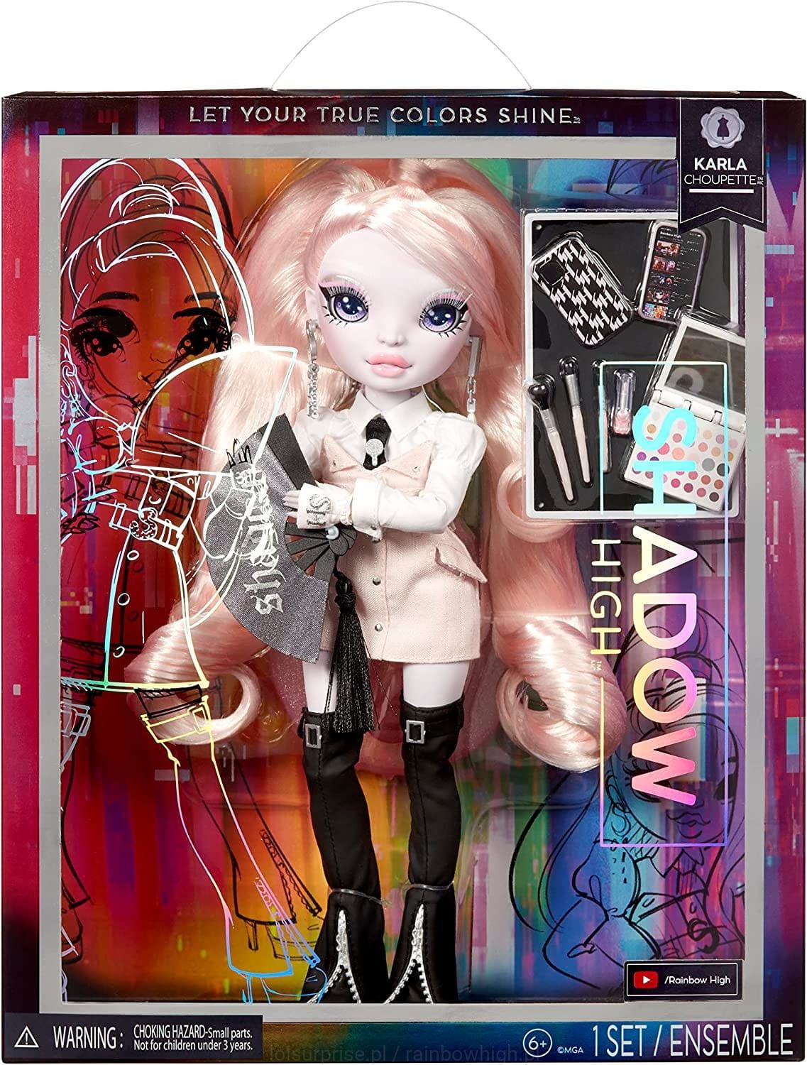 Shadow High seria 2 lalka Karla Choupette 583042 Rainbow High
