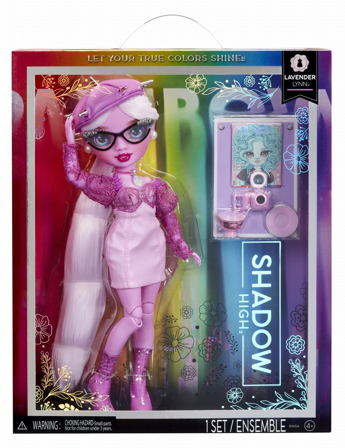 Rainbow High Lavender Lynn lalka Shadow High seria 3 592815