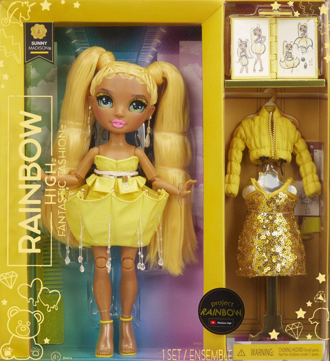 Rainbow High Fantastic Fashion lalka Sunny Madison 587347