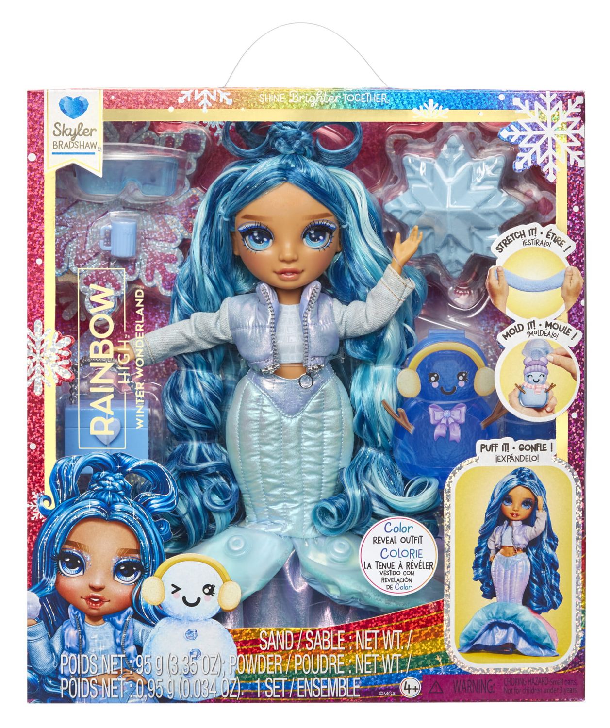 Rainbow High Winter Wonderland lalka Skyler Bradshaw zimowa 120834