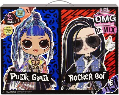 LOL Surprise OMG Remix dwupak Punk Grrrl i Rocker Boi 567288