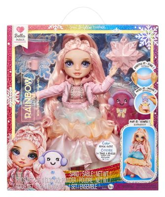 Rainbow High Winter Wonderland lalka Bella Parker zimowa różowa 120827