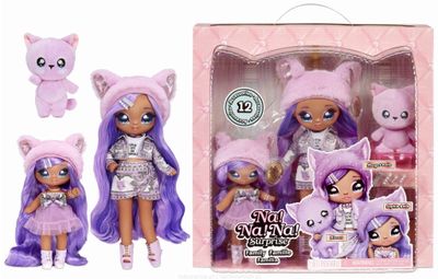 Na! Na! Na! Family Lavender Kitty Rodzinka Kotek Lawendowy Kotek NaNaNa 575962