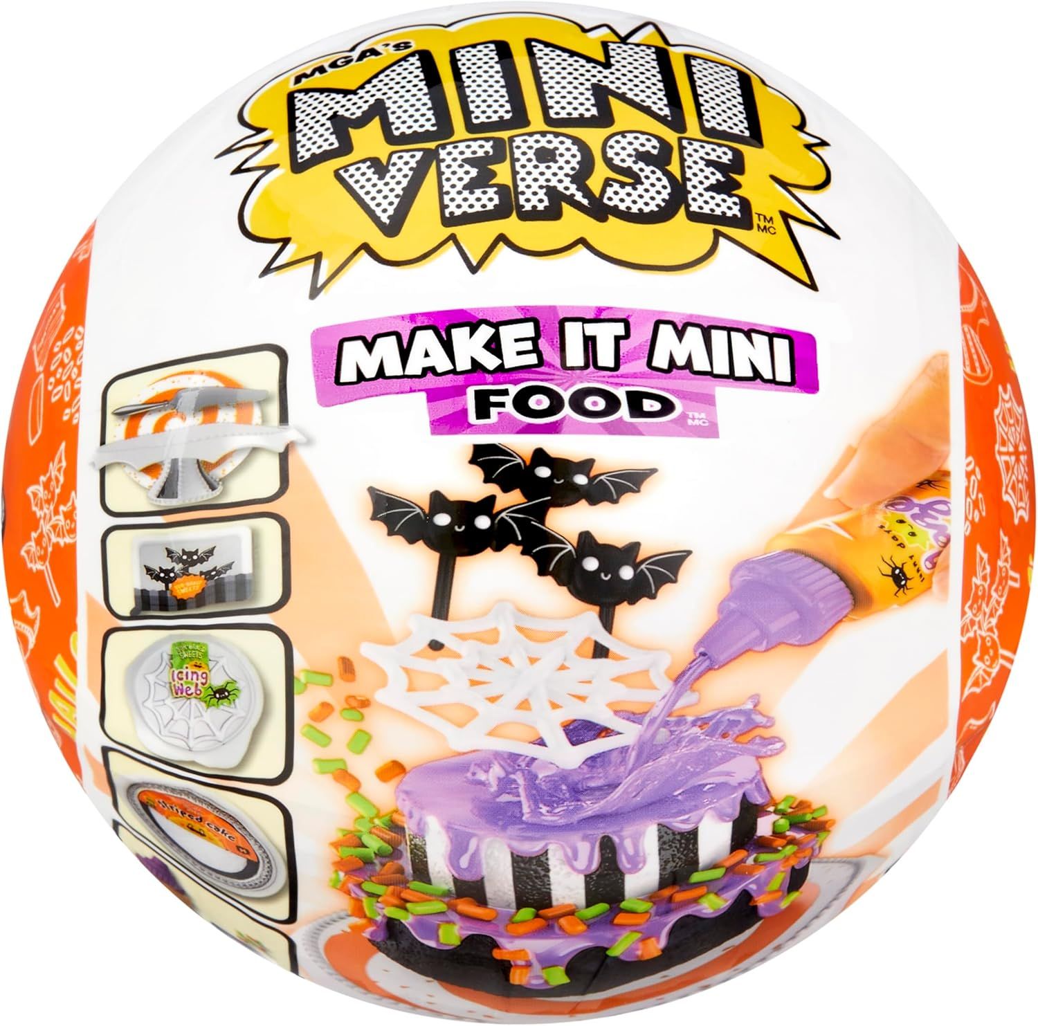 Miniverse Halloween seria 2 MGA&#39;s Make It Mini Food Mini Jedzenie na Halloween kula niespodzianka