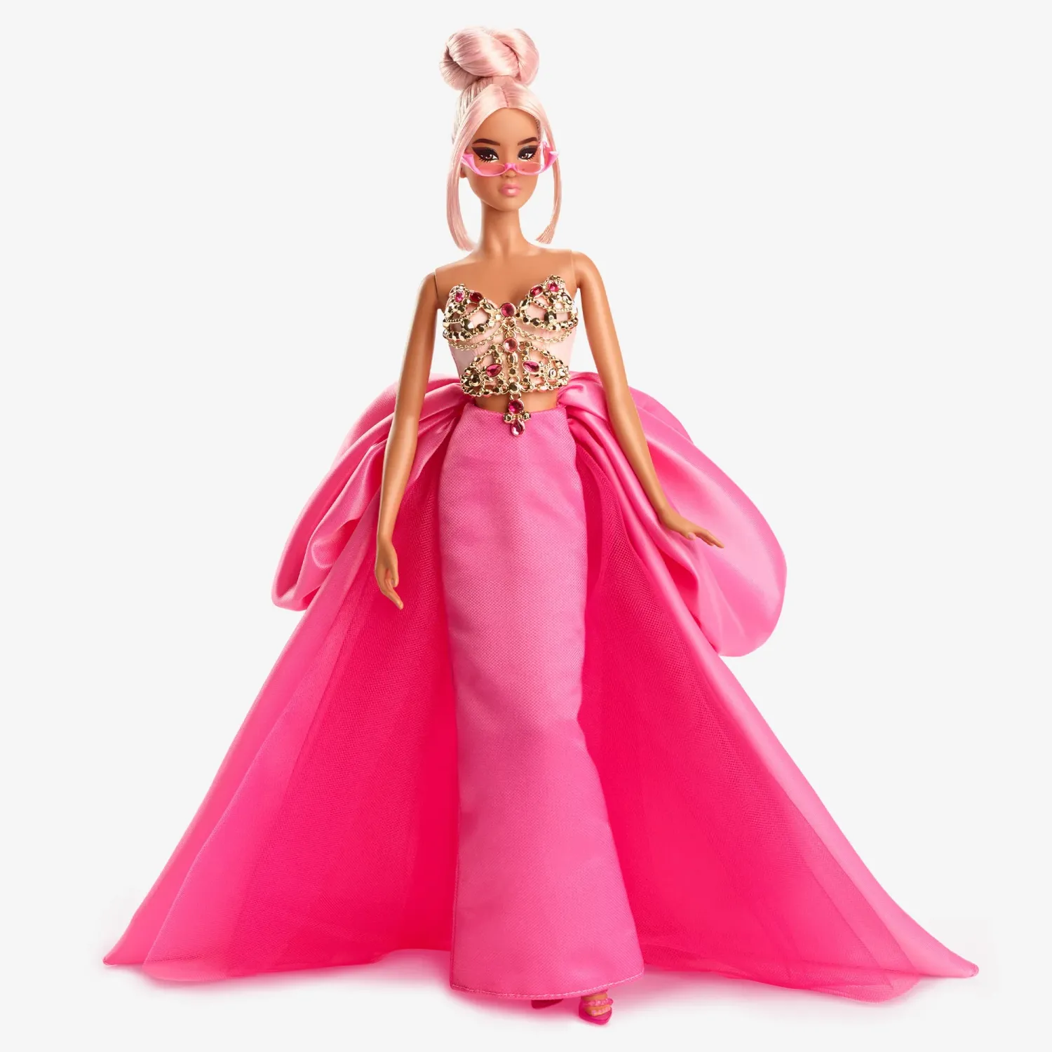 Barbie Signature Silkstone lalka kolekcjonerska Pink HJW86 Barbie Pink Collection Doll 5