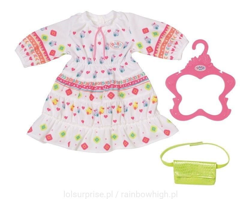 modna sukienka Boho dla lalki BABY born 43 cm 830185