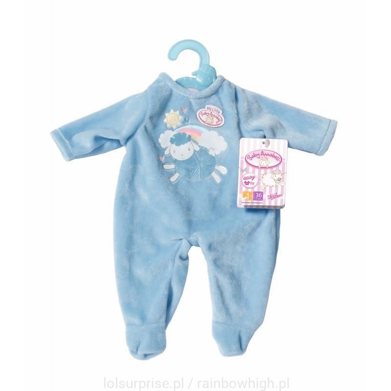 pajacyk śpioszki niebieskie Baby Annabell dla lalki 36 cm 702420