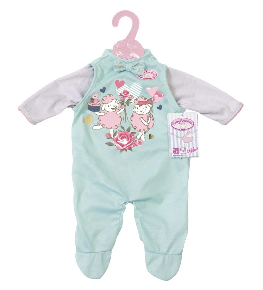 śpioszki dla lalki Baby Annabell + wieszaczek 700846