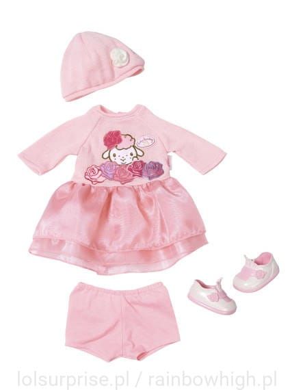 różowe ubranko i buciki dla lalki Baby Annabell 701966