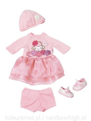 różowe ubranko i buciki dla lalki Baby Annabell 701966