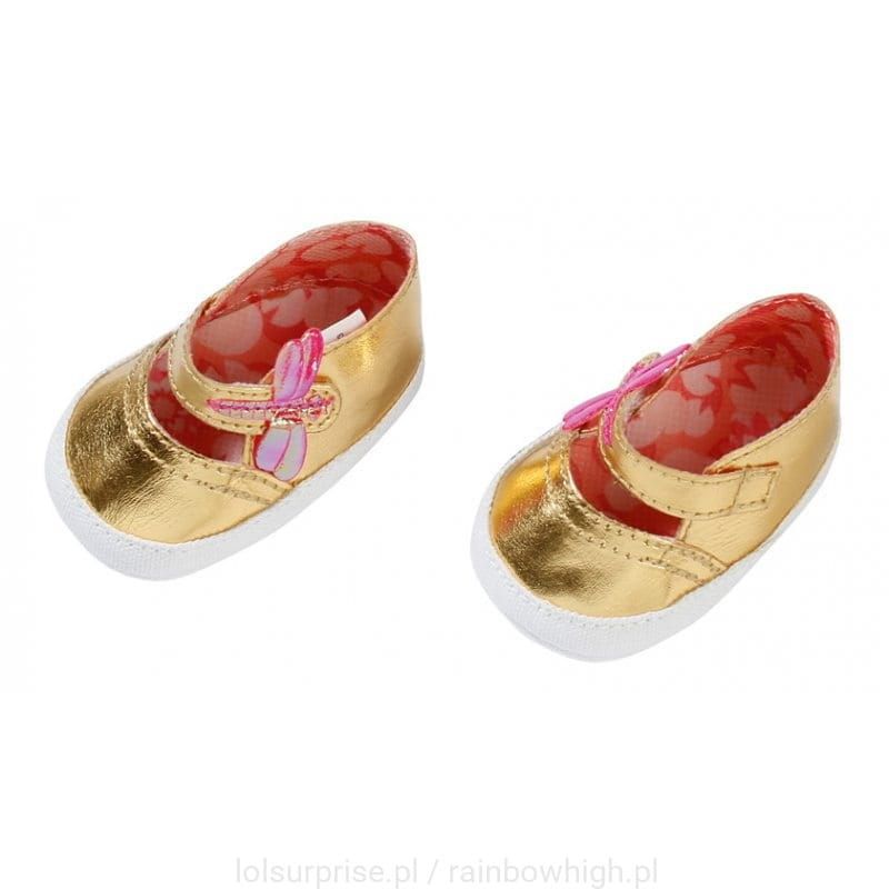 buciki dla lalki Baby Annabell 703106 złote