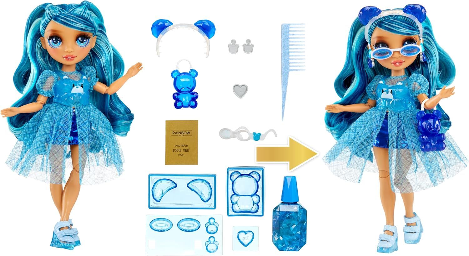 Rainbow High Creative Crystals Fashion Doll Lalka Skyler
