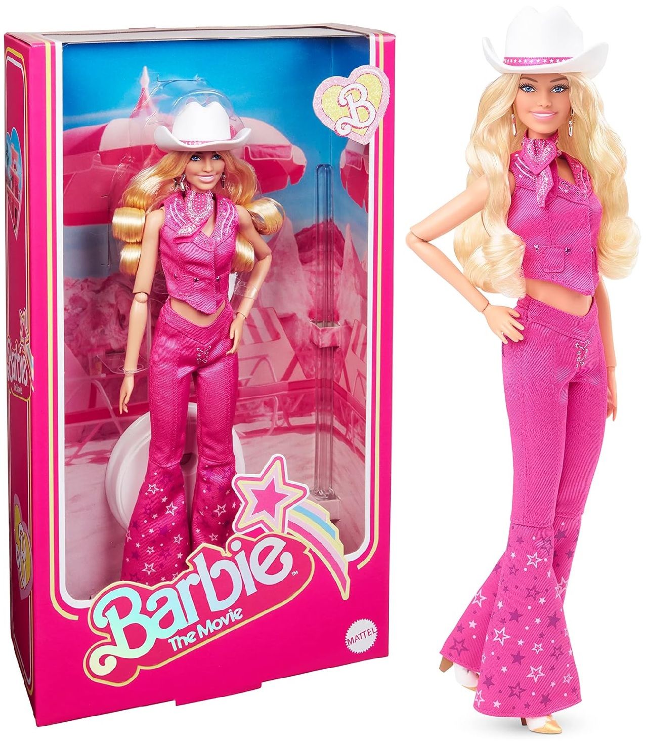 Barbie kowboyka Lalka filmowa Margot Robbie jako Barbie HPK00 Barbie the Movie Western