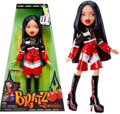 Bratz Scorchin' Lalka Jade styl motocyklowy